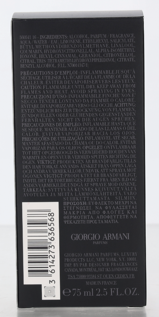 Armani Code Pour Homme Edt Spray 