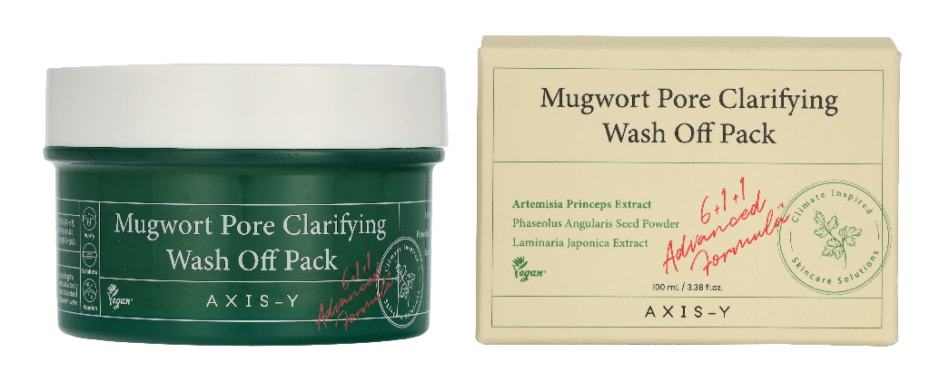 Axis-Y Mugwort Pore Clarifying Wash Off Pack 100 ml