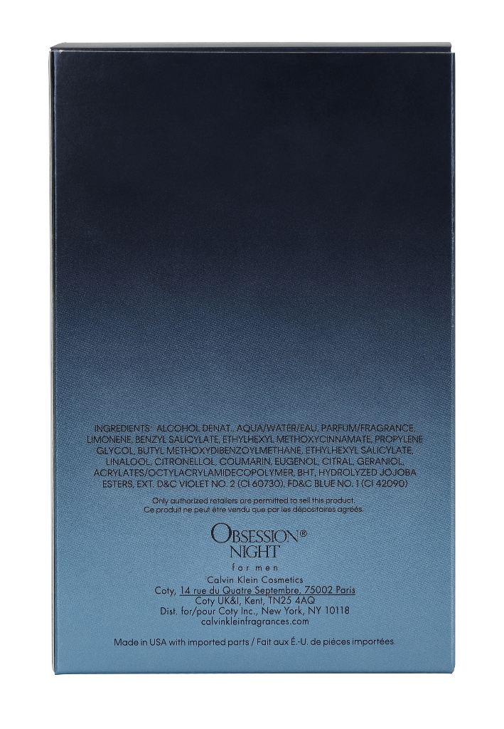 Calvin Klein Obsession Night For Men Edt Spray 125 ml