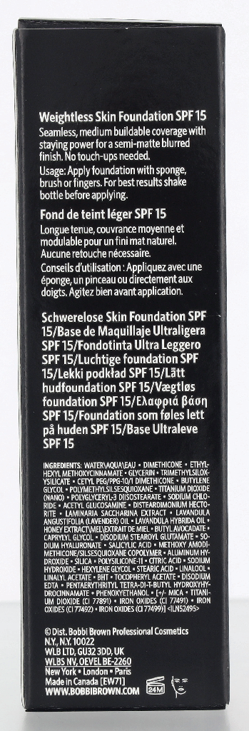 Bobbi Brown Weigthless Skin Foundation SPF15 30 ml