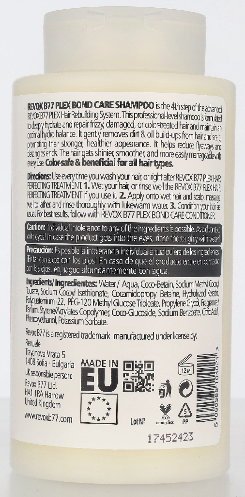 Revox B77 Plex Bond Care Shampoo 260 ml