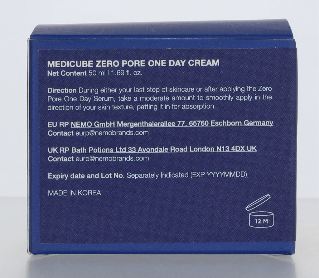 Medicube Zero Pore One Day Cream 50 ml