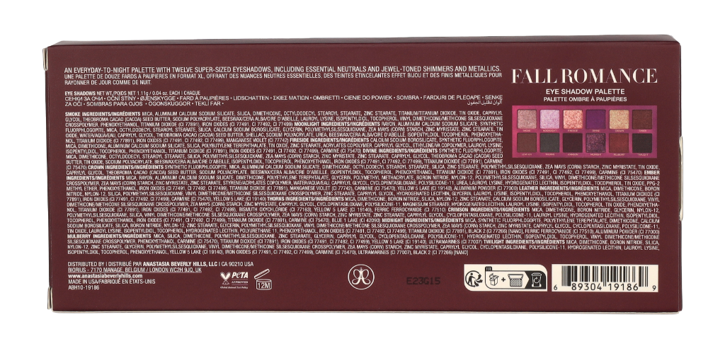 Anastasia Beverly Hills Fall Romance Eye Shadow Palette 13.20 g