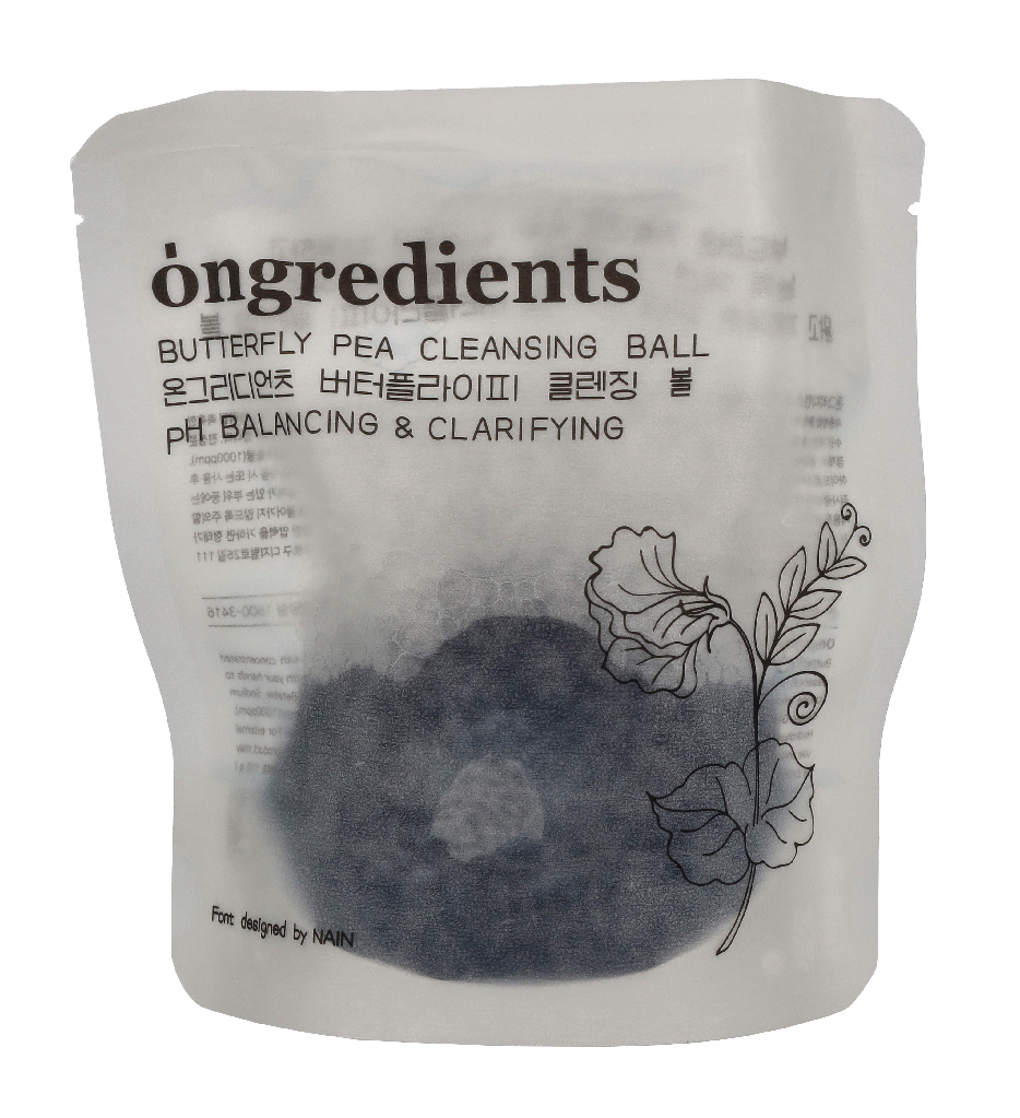 Ongredients Butterfly Pea Cleansing Ball 110 g