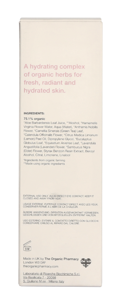 The Organic Pharmacy Herbal Toner 100 ml