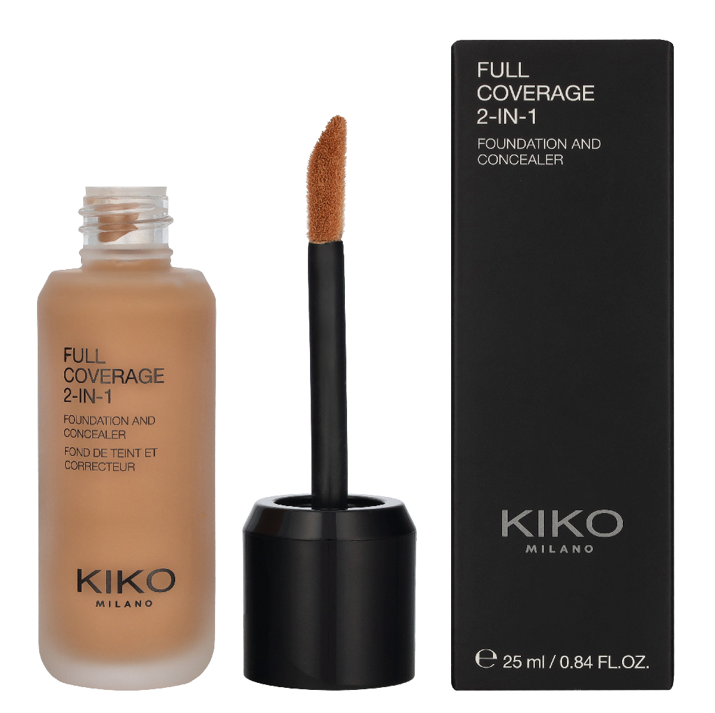 Kiko Milano Full Coverage 2 In 1 Foundation & Concealer 25 ml