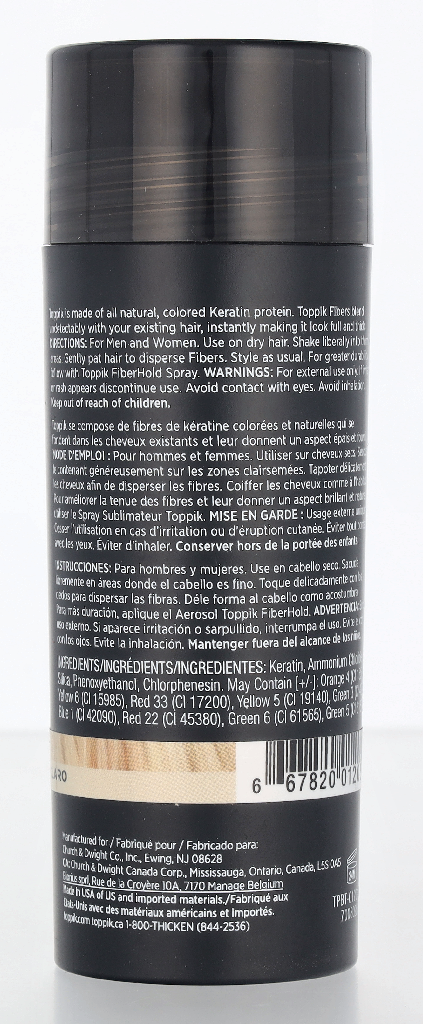 Toppik Hair Building Fibers - Light Blonde 27.5 g