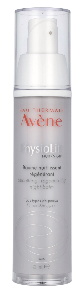 Avene PhysioLift Night Smoothing, Regenerating Night Balm 30 ml