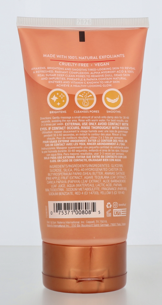 Tree Hut Brightening Pineapple & Papaya Sugar Face Scrub 210 g