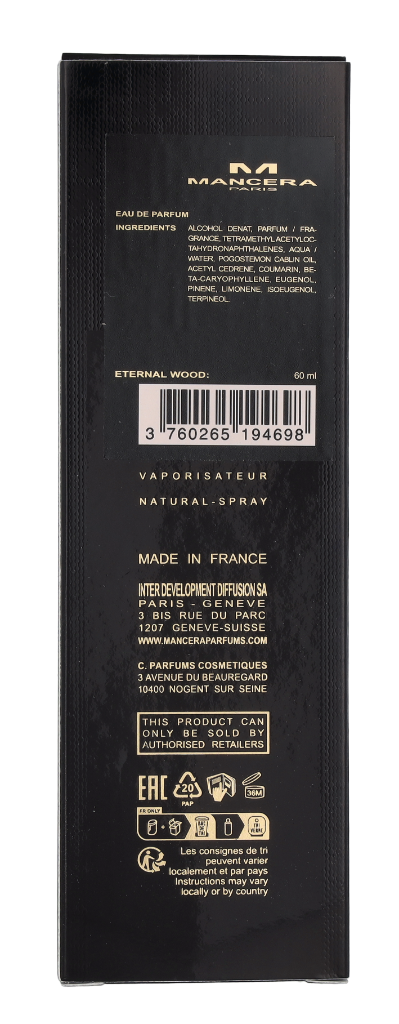 Mancera Eternal Wood Eau de Parfum Spray