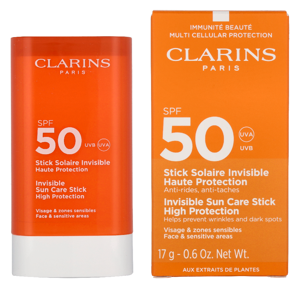 Clarins Invisible Sun Care Stick SPF50 17 g
