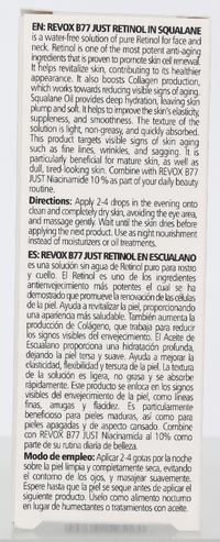 Revox B77 Just Retinol In Squalane Age Control Solution 30 ml