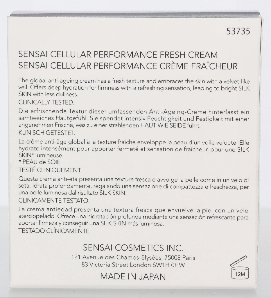 Sensai CP Fresh Cream 40 ml