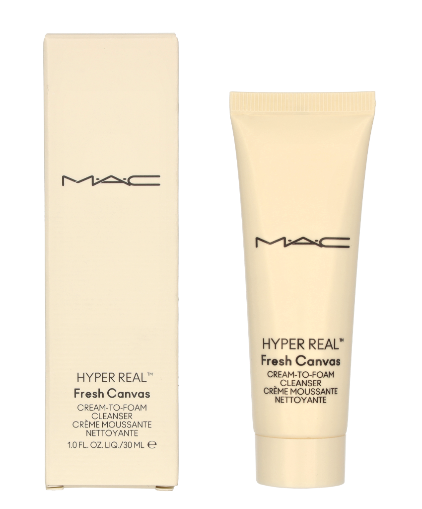 MAC Hyper Real Fresh Canvas Cream-To-Foam Cleanser 30 ml
