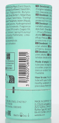 Weleda Eucalyptus-Peppermint 24H Deodorant Stick 50 g