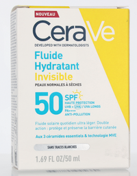 CeraVe Invisible Hydrating Fluid Sunscreen SPF 50 50 ml