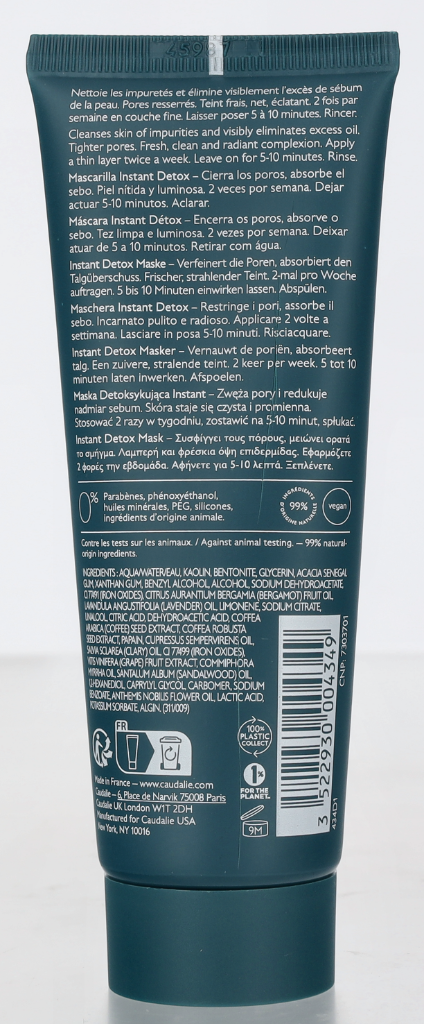 Caudalie Vinergetic C+ Instant Detox Mask