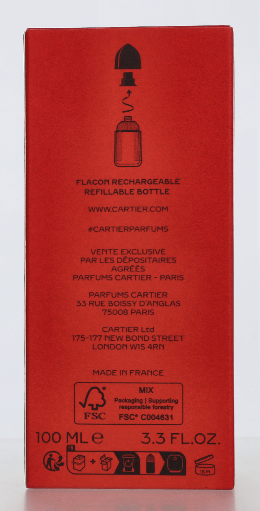 Cartier Pasha Edition Noire Eau de toilette Spray