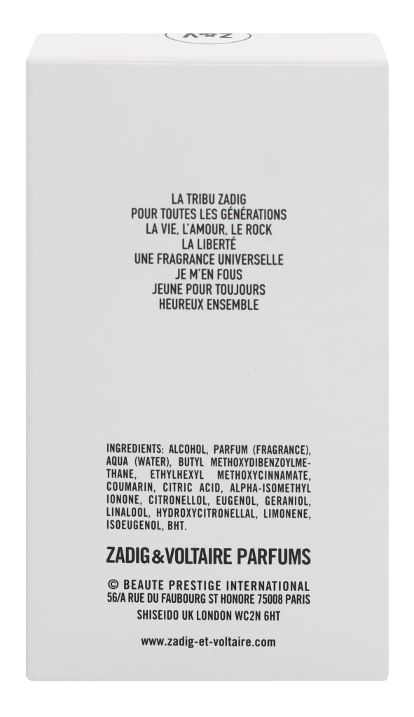 Zadig & Voltaire This is Us! SNFH Edt Spray