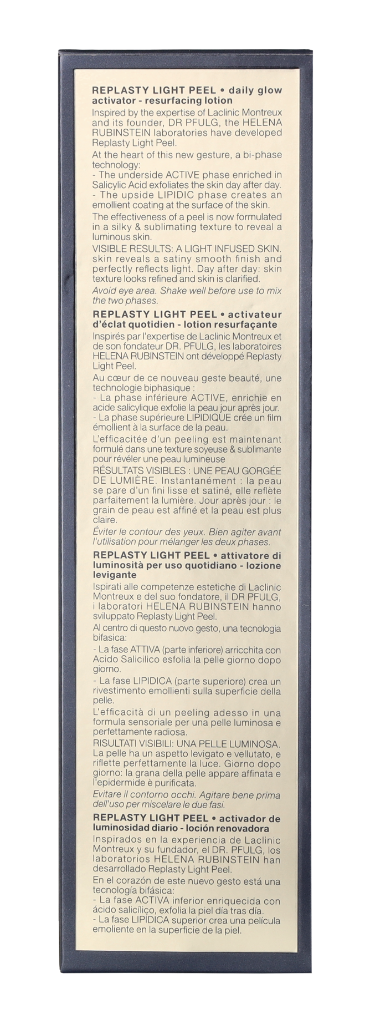 HR Re-Plasty Light Peel Resurfacing Lotion 150 ml