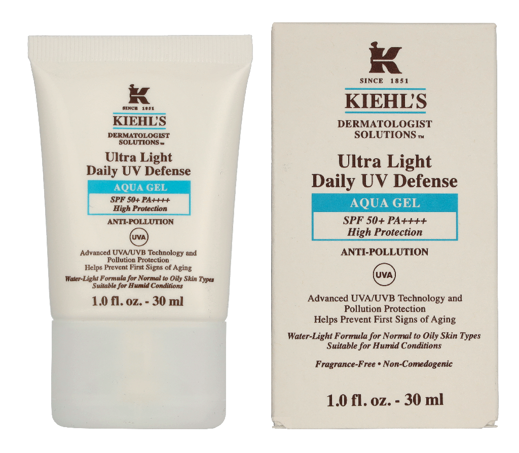 Kiehl's D.S. Ultra Light Daily UV Defense Aqua Gel SPF50 30 ml