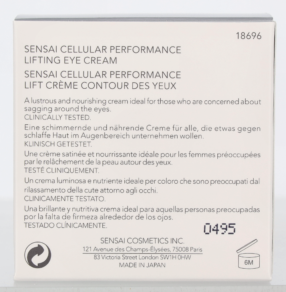 Sensai CP Lifting Eye Cream 15 ml