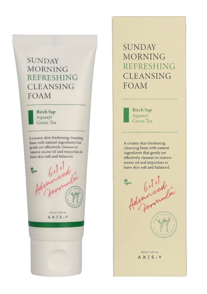 Axis-Y Sunday Morning Refreshing Cleansing Foam 120 ml