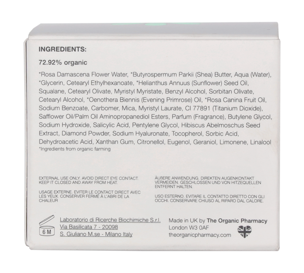 The Organic Pharmacy Rose Diamond Face Cream - Refill 50 ml