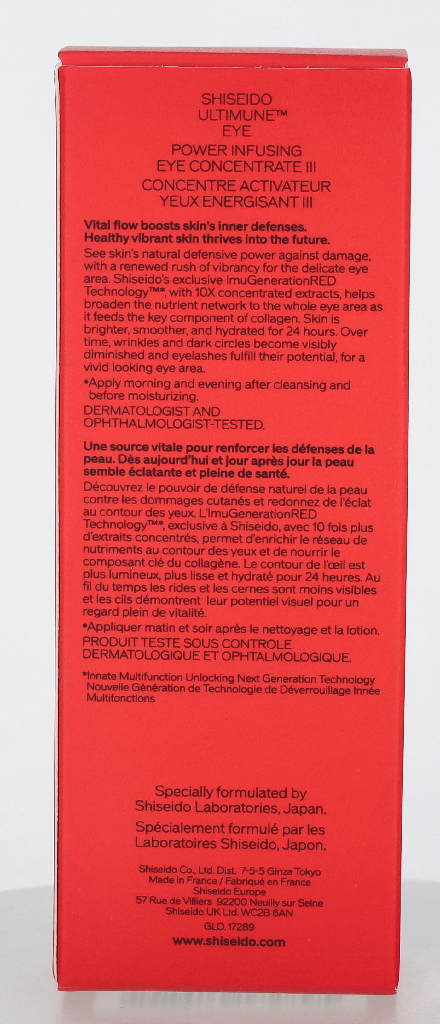 Shiseido Ultimune Eye Power Infusing Concentrate 15 ml