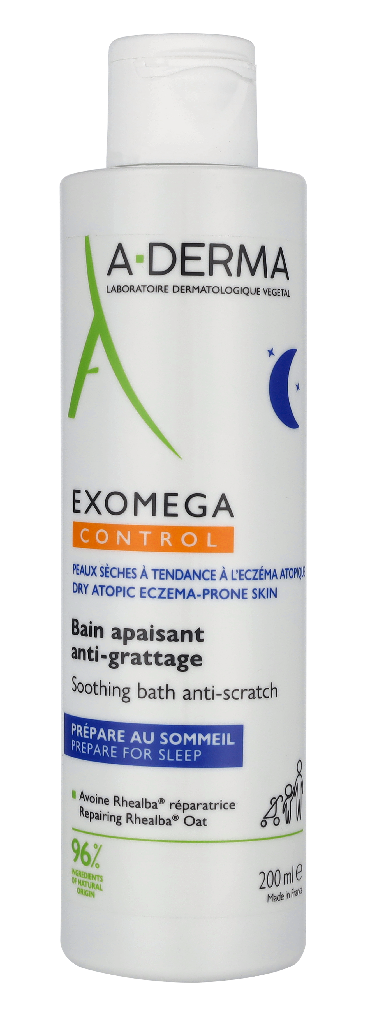 A-Derma Exomega Control Soothing Anti-Itching Bath EXOMEGA CONTROL BAIN APAISANT ANTI-GRATTAGE 200 ml