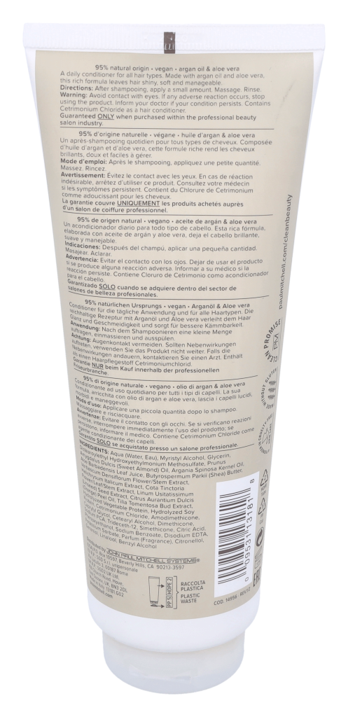 Paul Mitchell Clean Beauty Everyday Conditioner 250 ml
