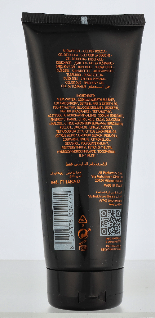 Laura Biagiotti Roma Uomo Nero Estremo Shower Gel 200 ml
