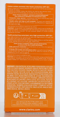 Clarins Youth-Protecting Sunscreen SPF50 50 ml