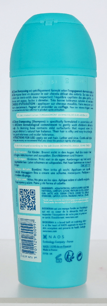 Bioderma ABCDerm Gentle Shampoo 200 ml