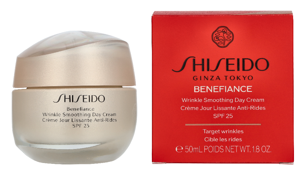 Shiseido Benefiance Wrinkle Smoothing Day Cream SPF25 50ml