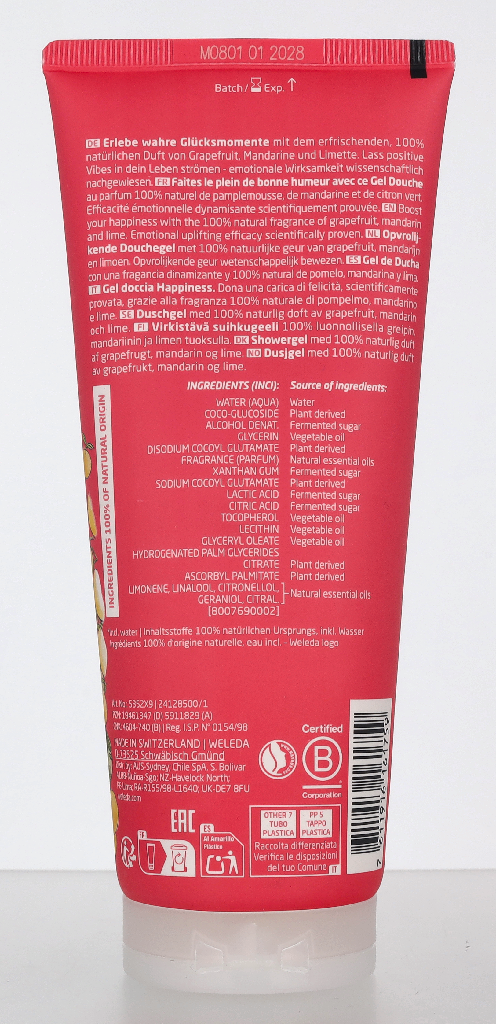 Weleda Aroma Shower Happiness Shower Gel 200 ml