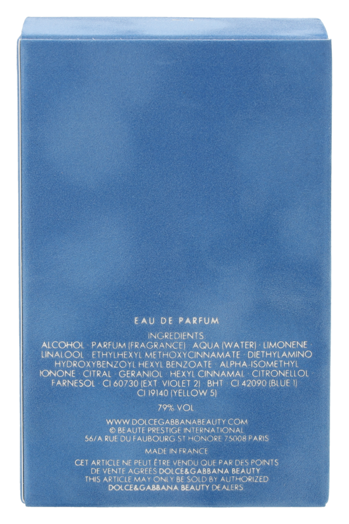 D&G Light Blue Eau Intense Pour Homme Edp Spray 100 ml