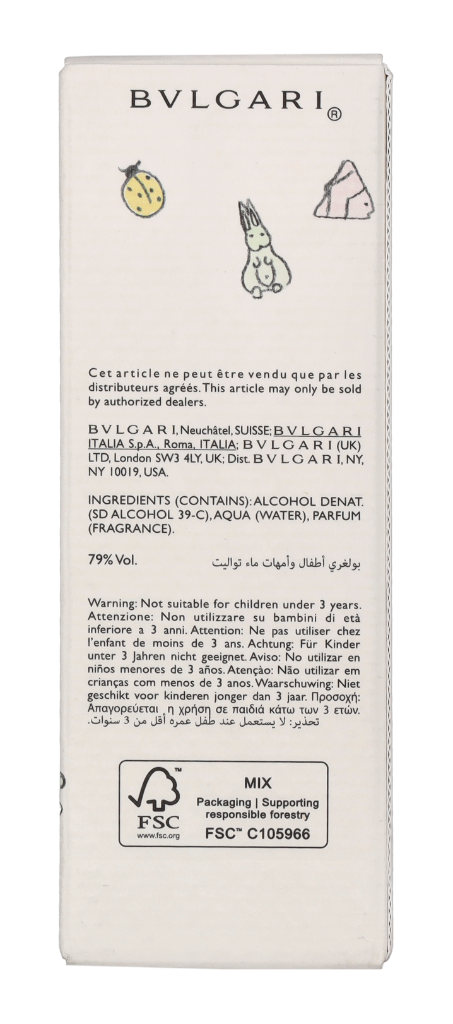 Bvlgari Petits Et Mamans Edt Spray 100 ml