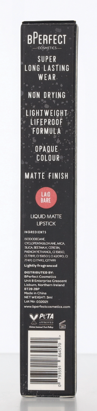 BPerfect Supreme Velvet Liquid Lipstick 3 ml