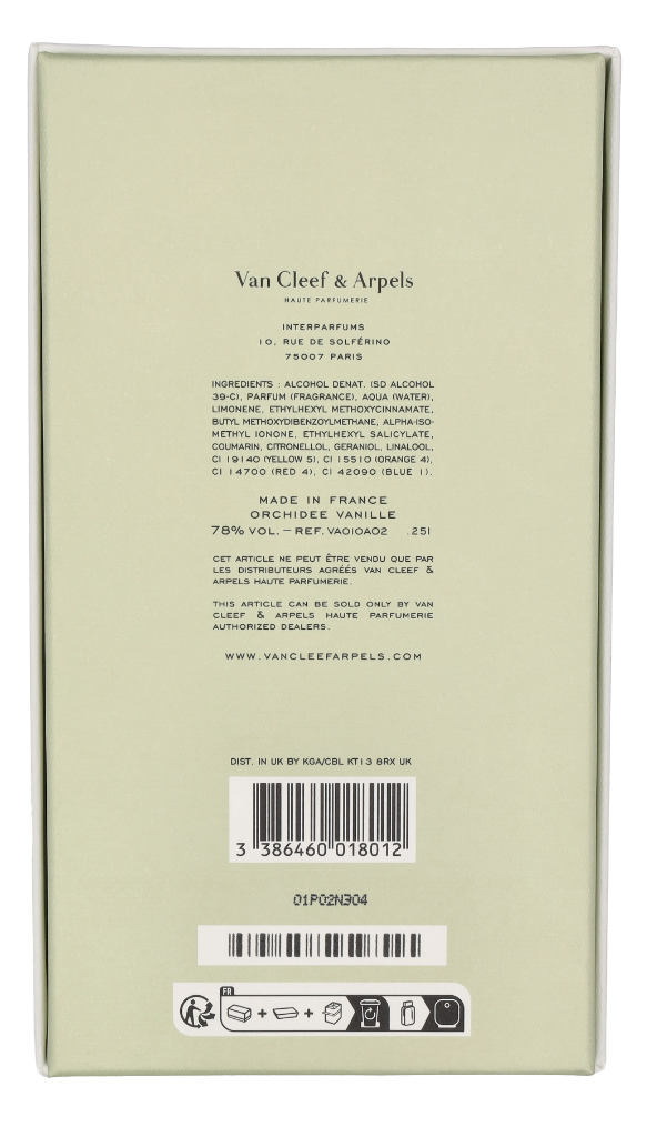 Van Cleef & Arpels Orchidee Vanille Edp Spray 75 ml