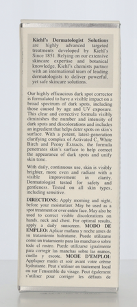 Kiehl's Clearly Corrective Dark Spot Solution 50 ml