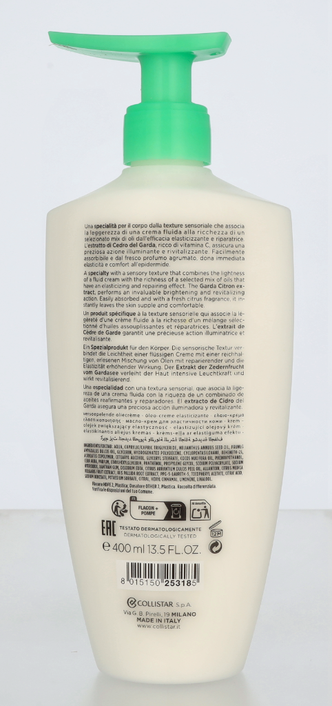 Collistar Revitalizing Elasticizing Oil-Cream 400 ml