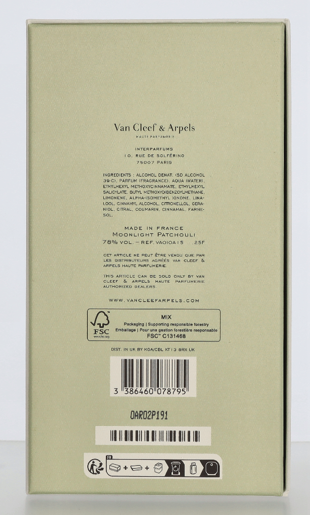 Van Cleef & Arpels Moonlight Patchouli Edp Spray 75 ml