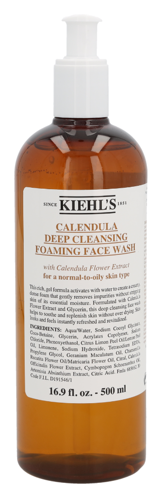 Kiehl's Calendula Deep Cleansing Foaming Face Wash 500ml