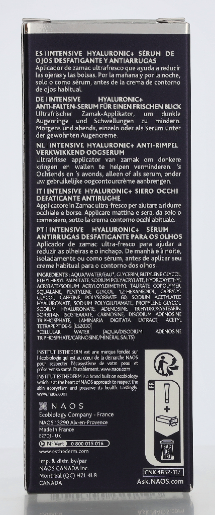 Esthederm Intensive Hyaluronic + Anti Wrinkle Eye Serum 15 ml
