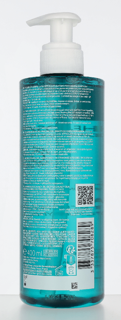 LRP Effaclar Micro-Peeling Purifying Gel 400 ml