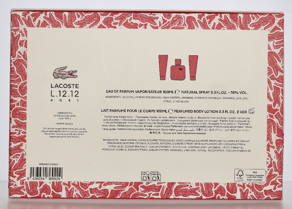 Lacoste L.12.12 Rose Set
