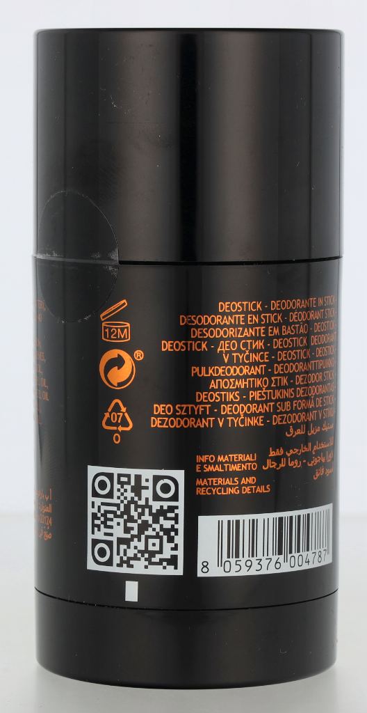 Laura Biagiotti Roma Uomo Nero Estremo Deostick 75 ml