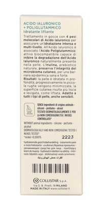 Collistar Attivi Puri Hyaluronic + Polyglutamic Face Serum 30 ml