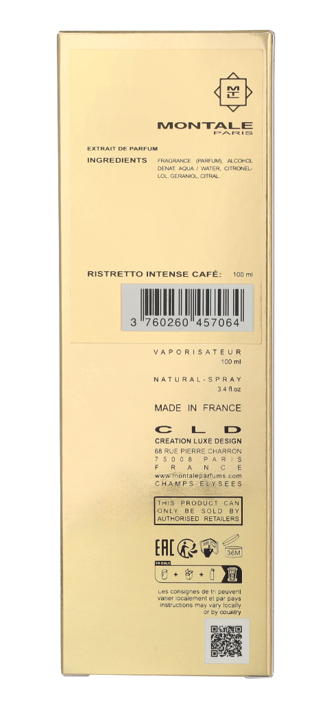 Montale Ristretto Intense Cafe Edp Spray 100 ml